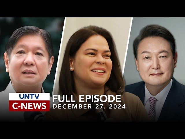 UNTV: C-NEWS | December 27, 2024