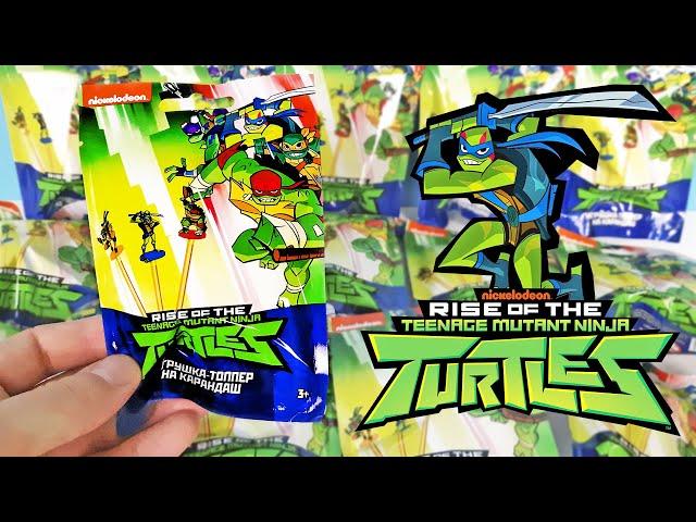ЧЕРЕПАШКИ НИНДЗЯ СЮРПРИЗЫ, игрушки, Rise of the Teenage Mutant Ninja Turtles TMNT Surprise unboxing