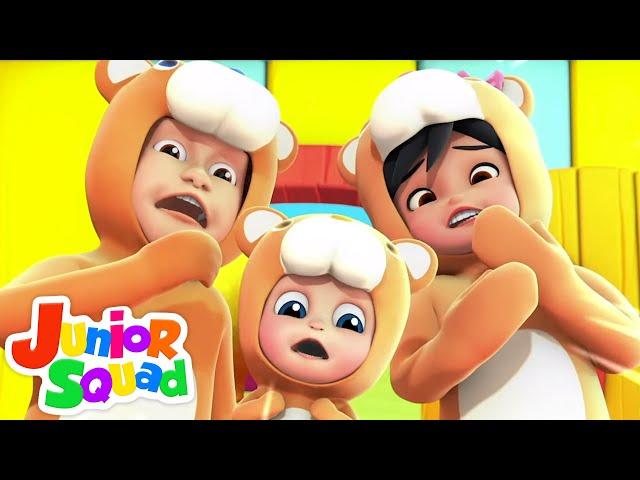 Goldilocks And Three Bears | Pretend Play Song | Stories For Kids | Storytime with Junior Squad