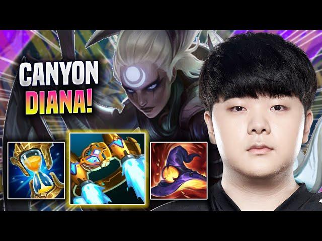 CANYON IS SO CLEAN WITH DIANA! - DK Canyon Plays Diana JUNGLE vs Kindred! | Season 2022