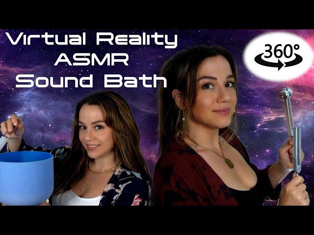 ASMR 360° Virtual Reality Cosmic Sound Bath RP Deep Healing & SleepSinging BowlsTuning Forks