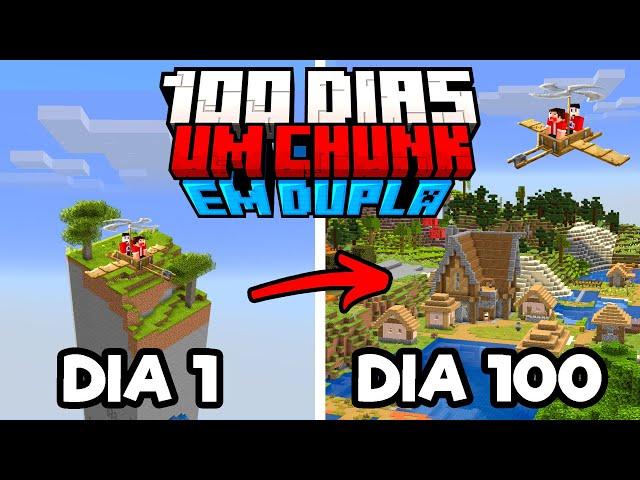 100 DIAS CRIANDO CHUNKS NO MINECRAFT - O FILME