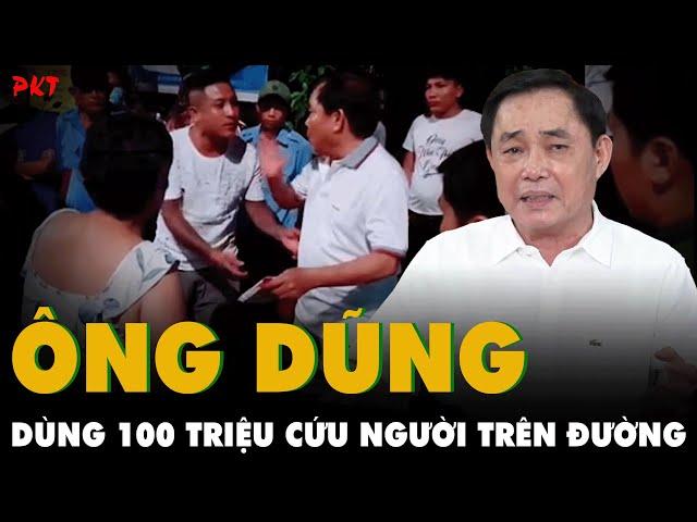 ẤM LÒNG: Chồng NGUYỄN PHƯƠNG HẰNG cầm 100 triệu ĐƯA BẰNG 2 TAY cứu người bị nạn trên đường | PKT