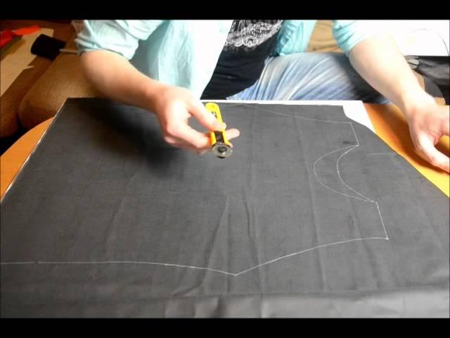 how to make latex fetishwear, tutorial 4  cutting latex