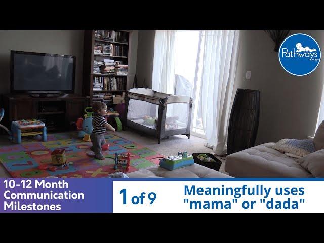 10-12 Month Old Communication Milestones