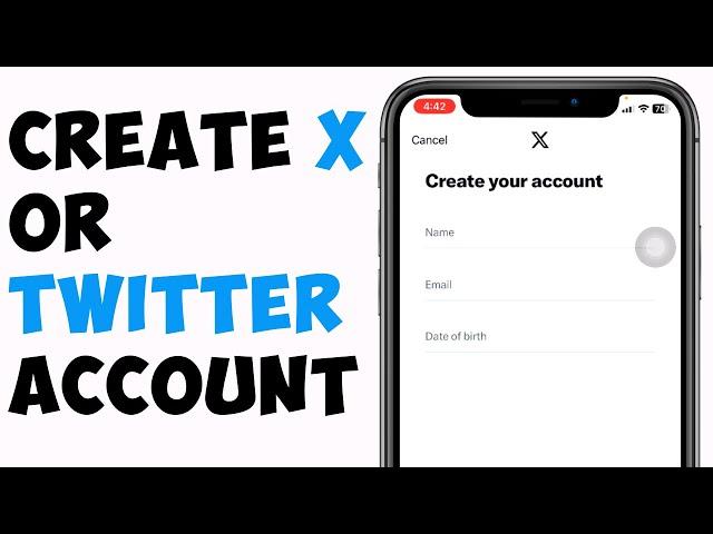 How To Create Twitter Or X Account | Create New Twitter Account (FULL GUIDE)