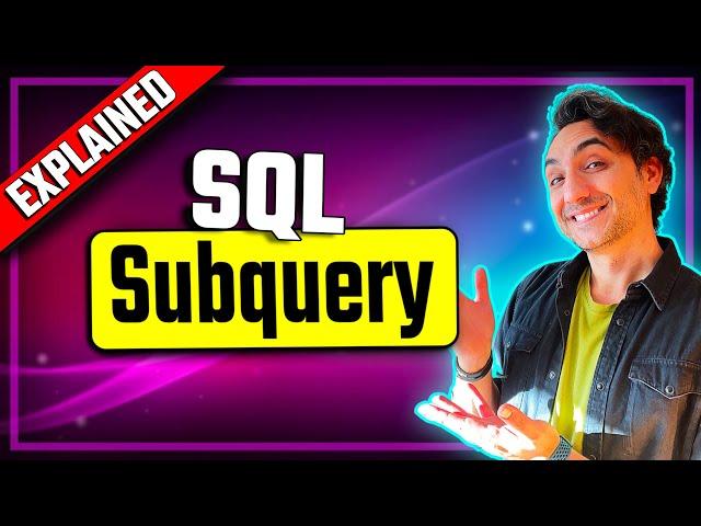 SQL Subquery | Complete Guide with Correlated Subquery | #SQL Course #15