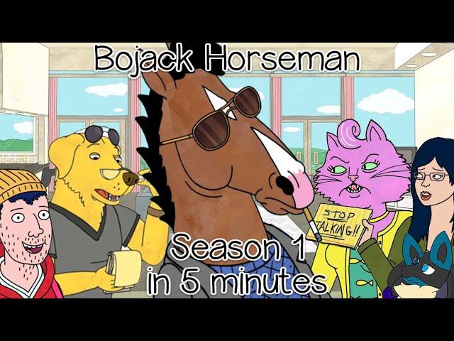 Bojack Horseman explained in 5 minutes (Season 1)