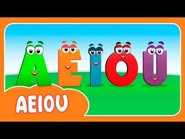 Aeiou - Animaguel | Atividades com as vogais | Vídeo educativo (Música infantil)