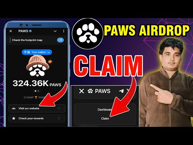 Paws Airdrop Claim | Finally Paws Airdrop Claim Option Available | Paws Airdrop New Update