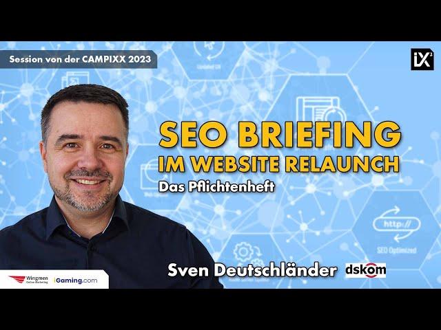 SEO Briefing im Website Relaunch - Das Pflichtenheft | Sven Deutschländer