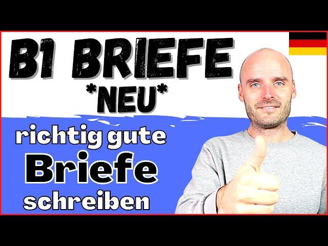 B1 Briefe | Telc DTZ Prüfung | Endlich gute Briefe schreiben | A2 B1