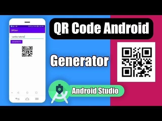 How to Generate QR Code in Android Studio With Short Code QRGenerator | Cambo Tutorial