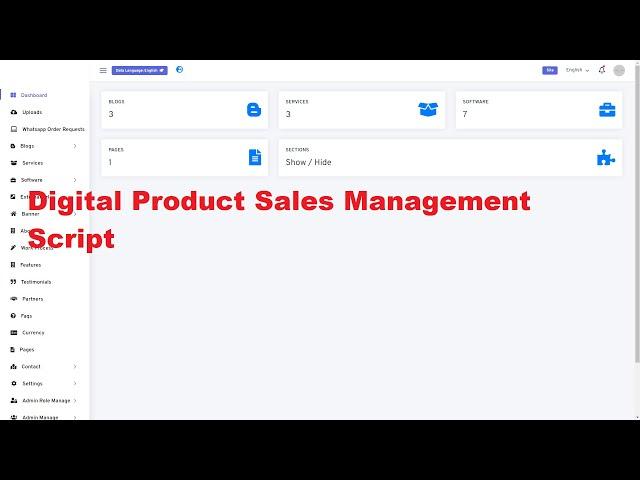 Digital Product Sales and Management Script | How to create digital profuct marketplace #scripts