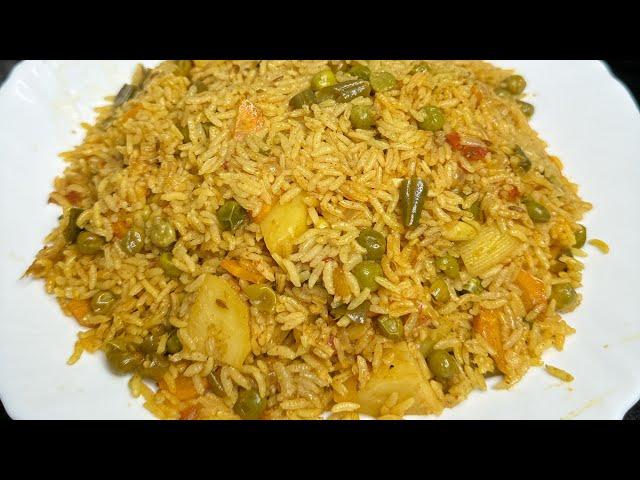 Easy Veg Pulao Recipe In Cooker | how to make veg pulao | restaurant style pulao recipe | veg pulao