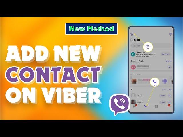 How to Add new Contact on Viber 2024 | Skill Wave |