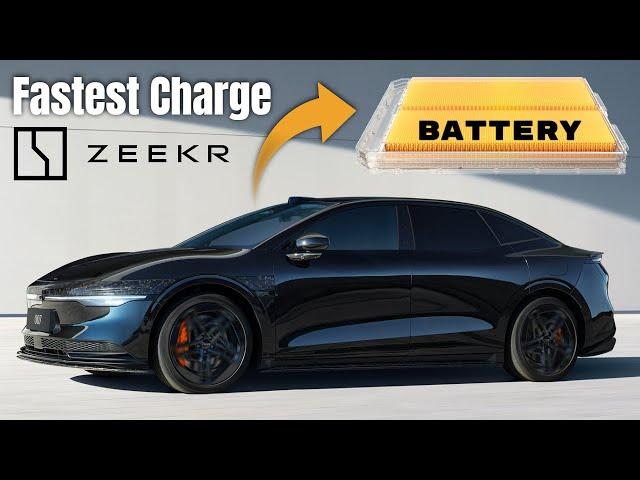 New Zeekr EV batteries can charge at the fastest rate in the world