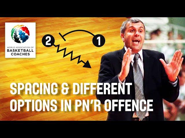 Zeljko Obradovic - Spacing and Different Options in Pn'R Offence - Basketball Fundamentals