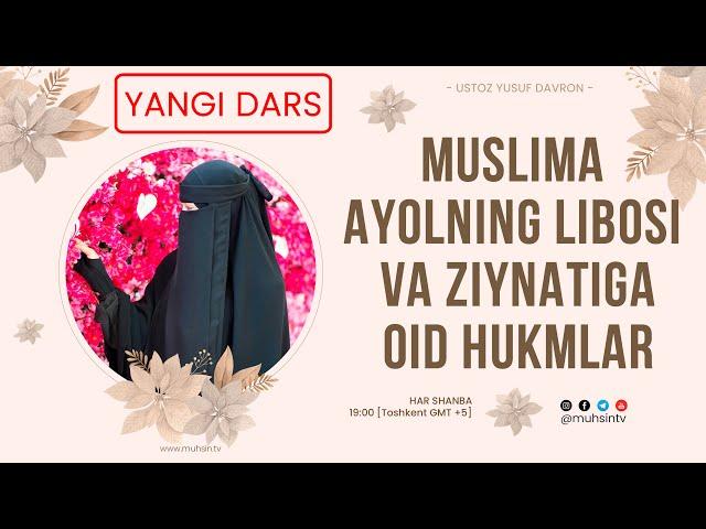 YANGI DARS | Ayollar uchun | Ustoz Yusuf Davron