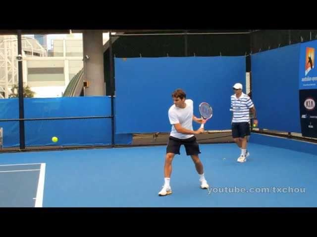 Roger Federer - Slow Motion Backhands in High Definition, Australian Open 2011