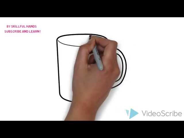 How to Draw a Glass / Как нарисовать Стакан