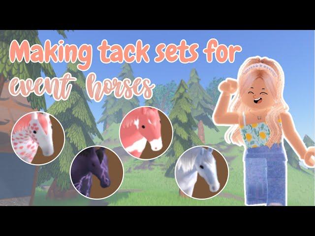 Making Tack Sets For *EVENT HORSES!* | Wild Horse Islands