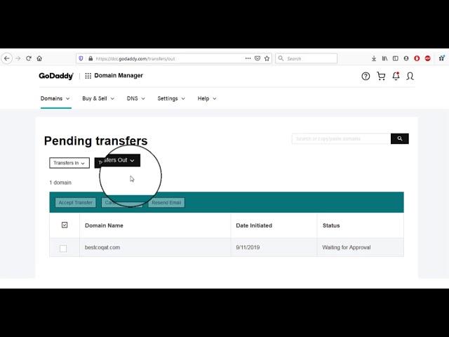 How to approve Godaddy domain transfer out in 5 mins