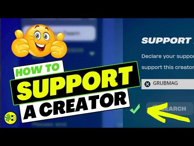 Fortnite How to Support a Creator