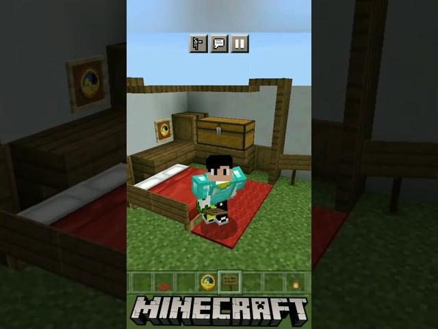 How to make your bedroom like this  #minecraftvideos #ytshort