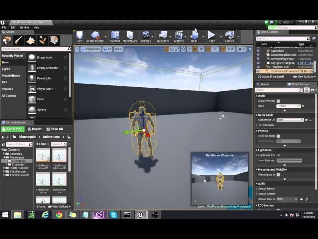 UE4 - Foot Placement IK Function