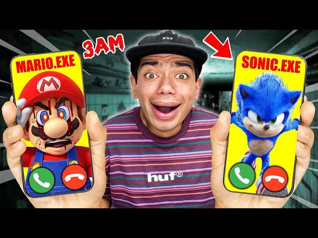 DO NOT CALL SONIC.EXE & SUPER MARIO AT 3AM!! (THEY CAME TO MY HOUSE!!)