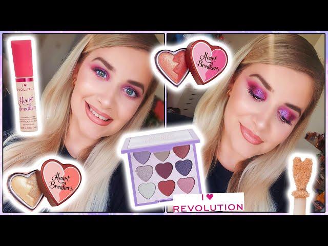 TESTING I HEART REVOLUTION HEARTBREAKERS COLLECTION | PALETTE, CONCEALER, HIGHLIGHTER & BLUSHER!