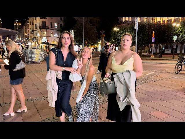 Stockholm Nightlife-Swedish Girls After Midnight 4K Sweden