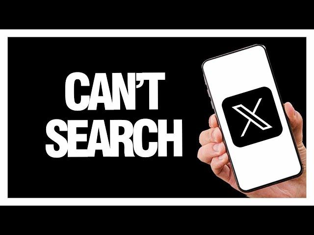 How To Fix X Twitter App Can't Search | Final Solution