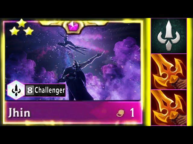 DeathBlade 8 Challenger Jhin ⭐⭐⭐ 3 Star | TFT SET 9