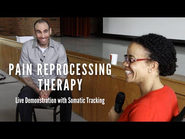 Alan Gordon, LCSW demonstrates somatic tracking & pain reprocessing therapy