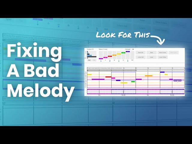 How Do You Fix A Bad Melody?  || Some Great FREE Music Theory Tools!