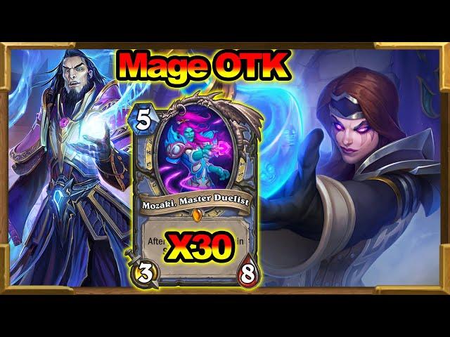 Broken x30 Spell Damage In One Turn |  Mozaki OTK | 100% VS Priest! Scholomance Academy  Hearthstone