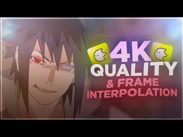 4K QUALITY & FRAME INTERPOLATION ON MOBILE | BLURRR APP