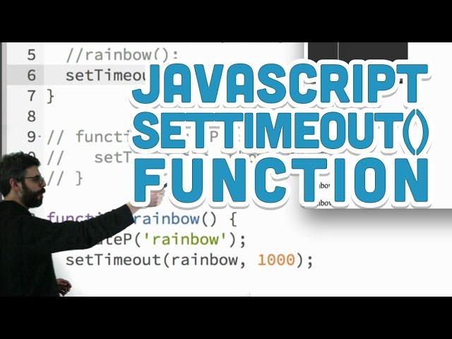 9.4: JavaScript setTimeout() Function - p5.js Tutorial