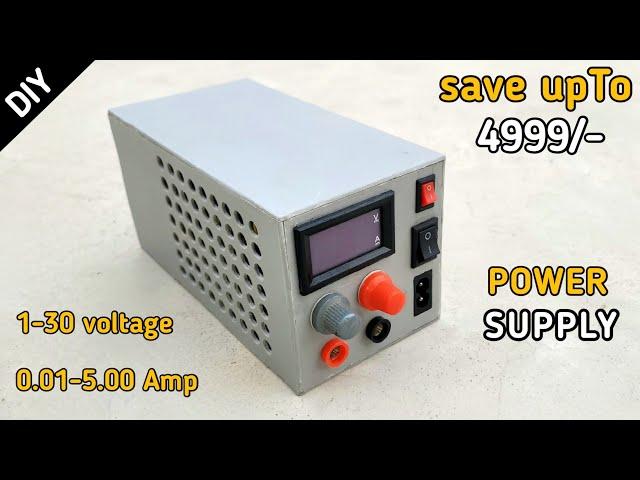 How to make a variable power supply | सिर्फ 600/- रुपए में बनाए  variable पाॅवर सप्लाई || MTC HINDI