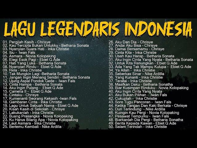 50 Kenangan Tak Terlupakan - Lagu Lawas Indonesia Terbaik