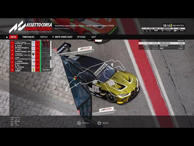 CRL ACC Endurance League S1 R1 Spa-Francorchamps