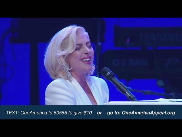 Lady Gaga - Million Reasons / Yoü and I / The Edge of Glory live at One America Appeal