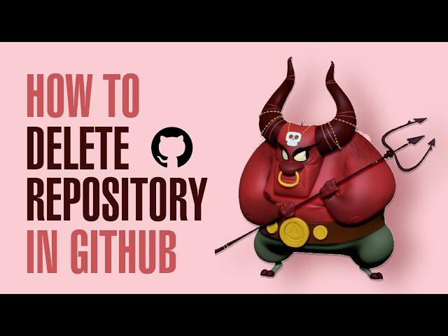 how to delete a repository in github | delete repository in gitHub