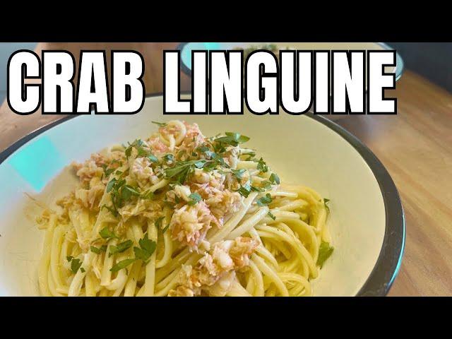 HOW TO MAKE CRAB LINGUINE