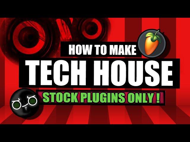 How To Make TECH HOUSE Music UNDER 3 MINUTES | FL Studio Tutorial + FLP