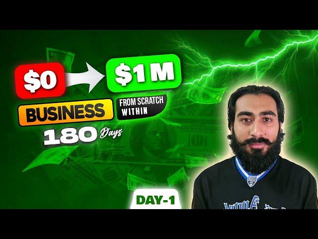 Building Zero to $1,000,000 Business in 180 Days | DAY-1 | Clout News