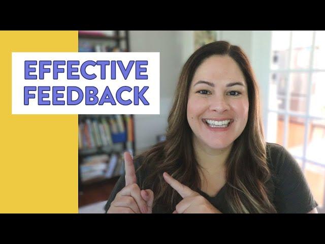 5 Tips for Giving Effective Feedback to Students (Kindergarten, First, and Second Grade)