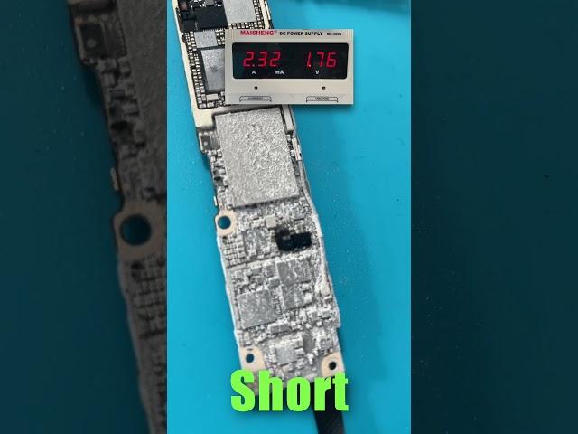 iPhone motherboard short circuit hunting with freeze spray - Professional iPhone repair